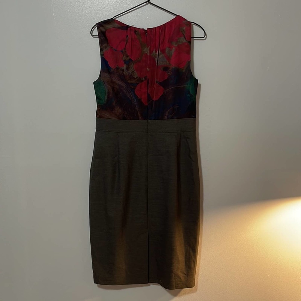 Elie Tahari silk bodice aline dress size 8 - Picture 6 of 6